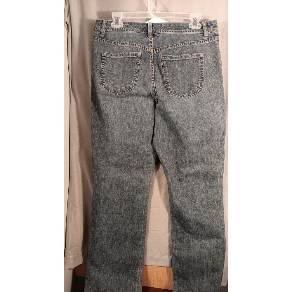 Additions By Chico's Womans Jeans Size 1.5 Medium Blue Straight Leg Mid Rise - Picture 4 of 8